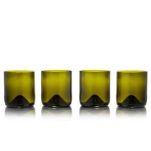 Rebottled reclaimed wine tumblers; House of Otoko