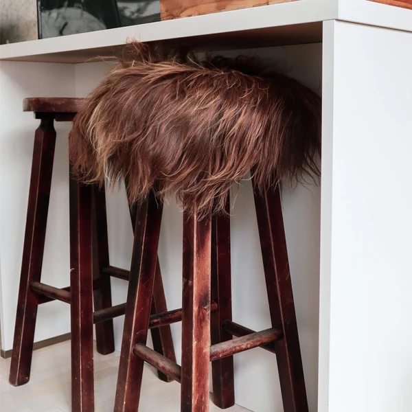 Van Buren Icelandic chairpad brown; House of Otoko