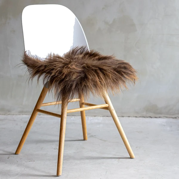 Van Buren Icelandic chairpad brown; House of Otoko