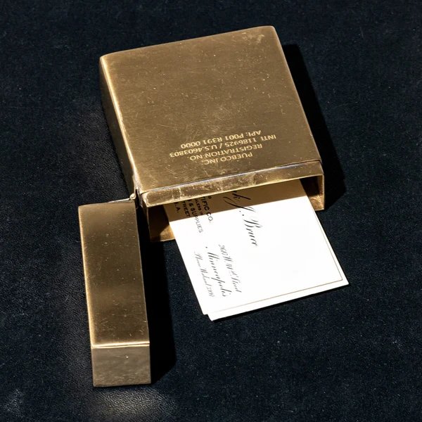 Brass Playing Card Case - Image 4