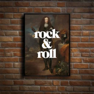 Ink & Drop Rock And Roll Altered Art Print; House of Otoko