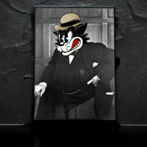 Ink & drop Winston the Cat print 30 x 40; House of Otoko