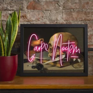 Ink & Drop - Carpe Noctem art print