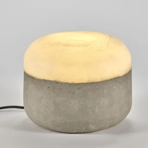 Concrete outdoor floor lamp