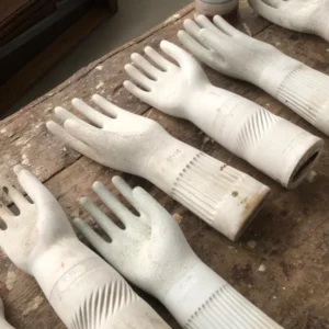 Vintage porcelain hand mold
