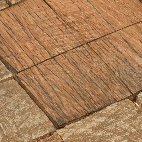 Reclaimed Wood Stool - Image 4