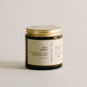 Nutty biscuit scent Premium Soy Candle